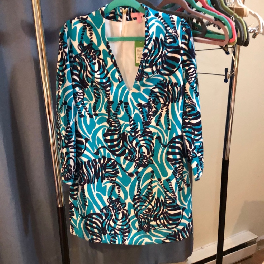 Dress with zebra